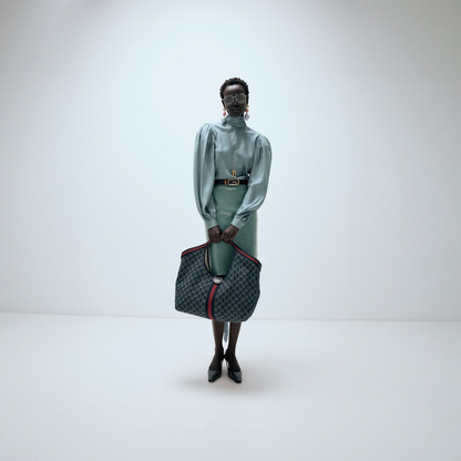 LARGE GUCCI GIGLIO SHOPPER BAG
