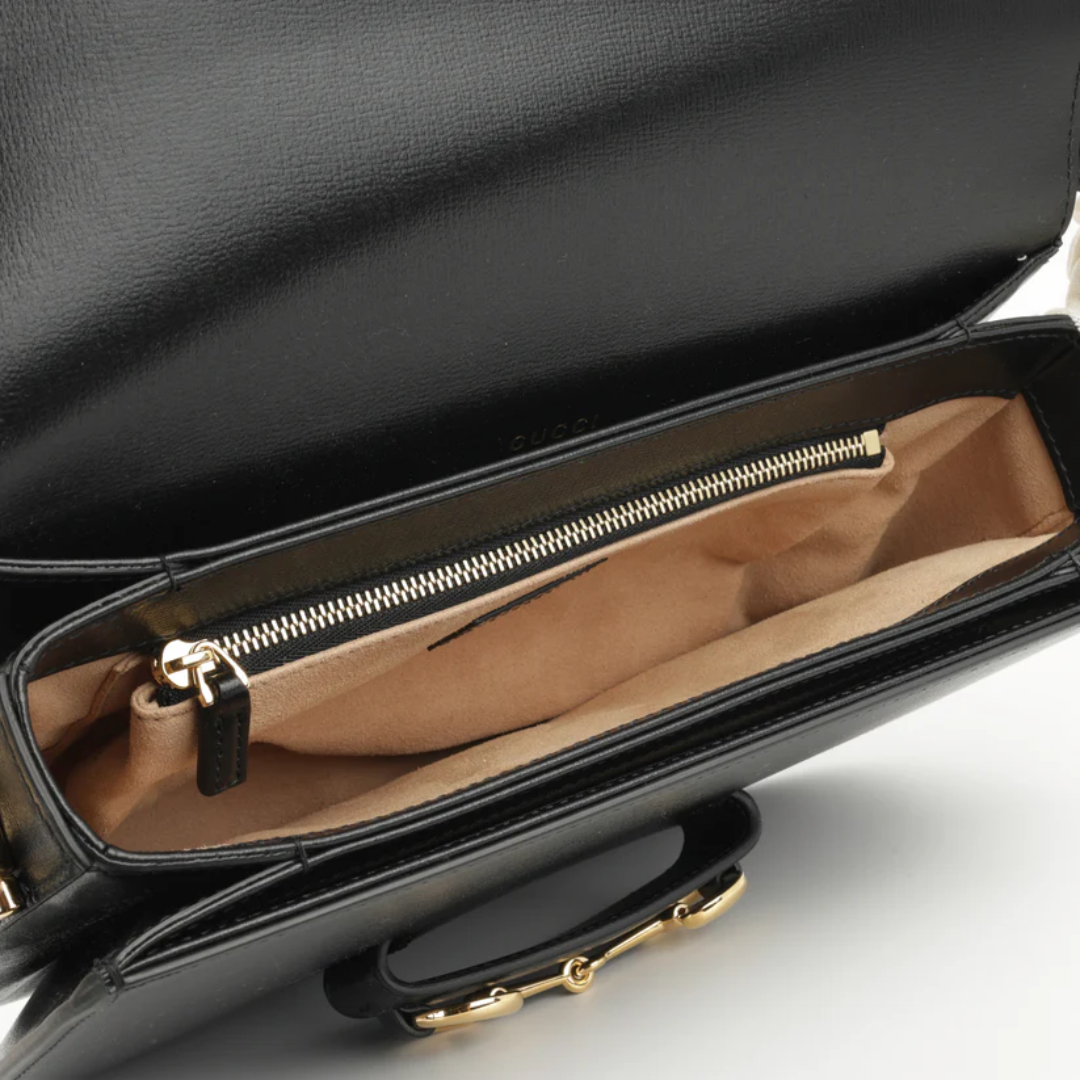 GUCCI 1995 SHOULDER BAG WITH HORSEBITE