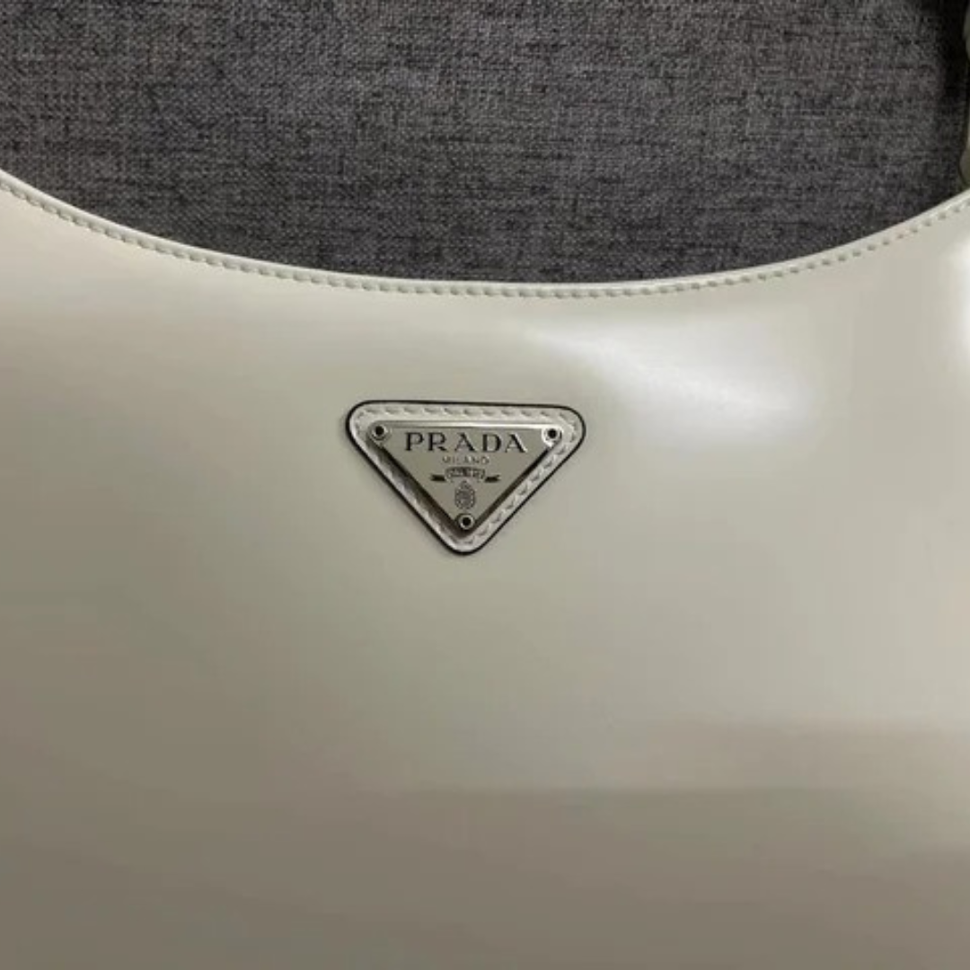 PRADA CLEO SHOULDER BAG MADE OF BRUSHED LEATHER