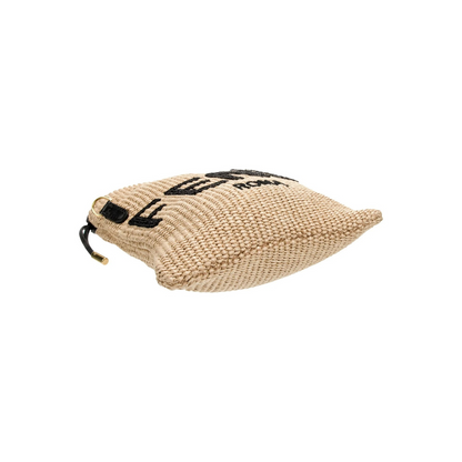 FENDI SMALL RAFFIA HANDBAG