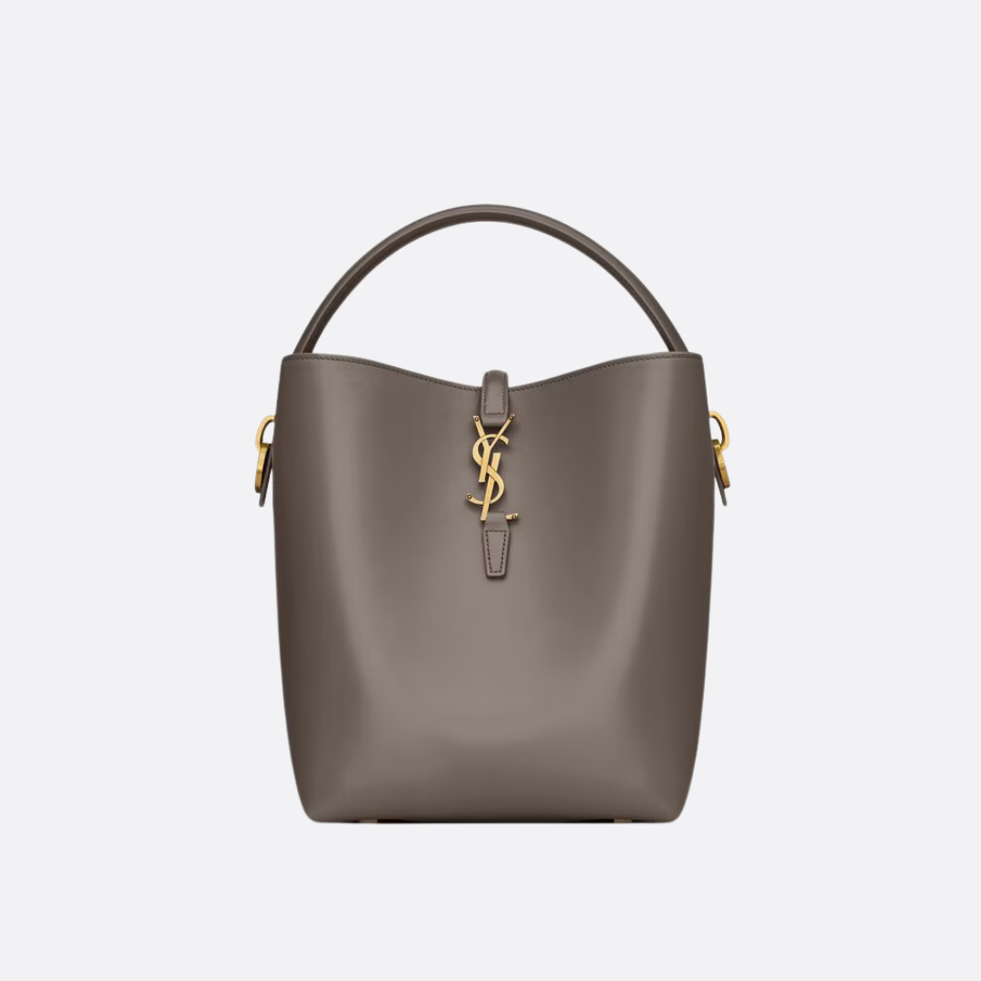 SAINT LAURENT LE 37 BUCKET BAG IN SHINY LEATHER