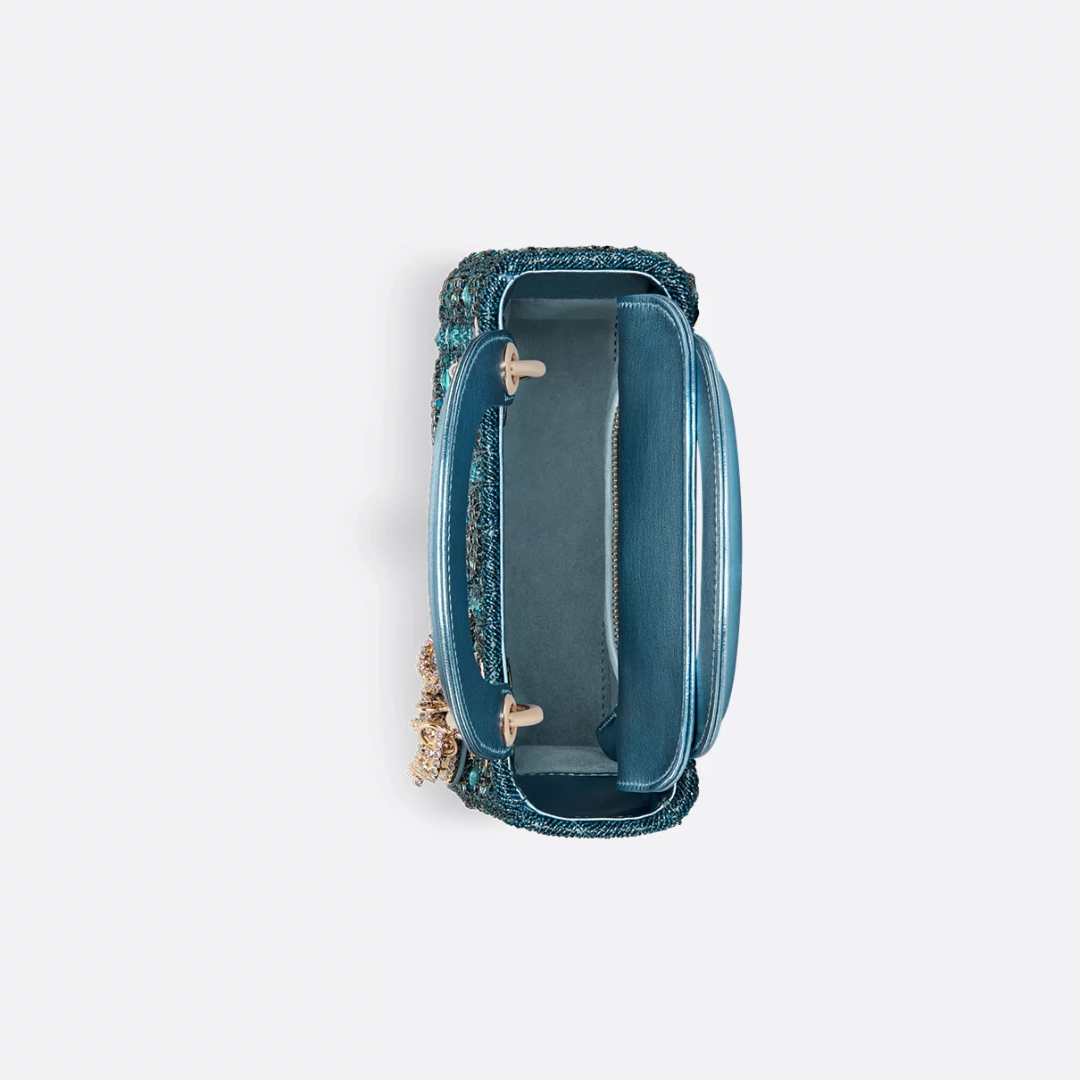 LADY DIOR MINI WITH PEARLS