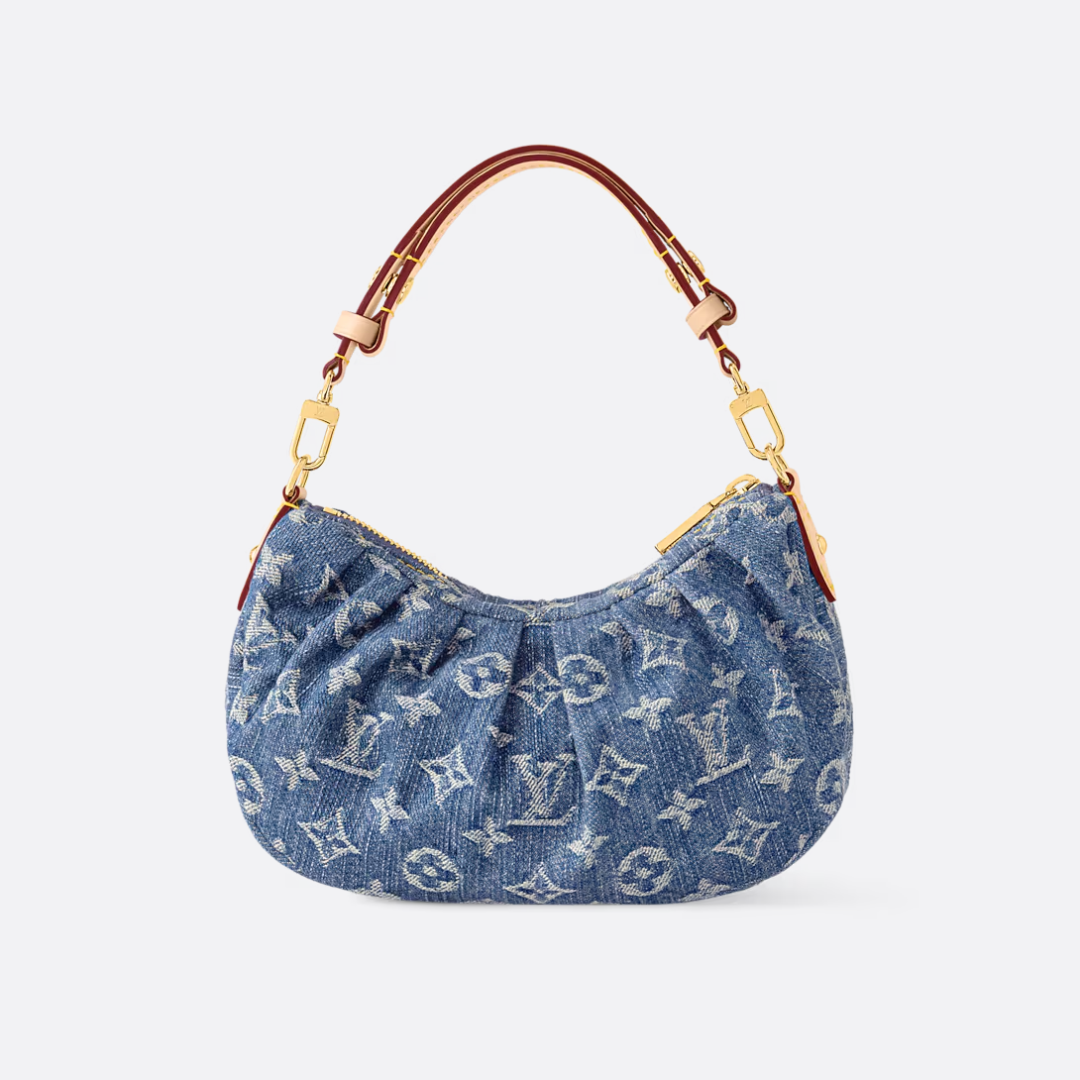 LOUIS VUITTON HAND BAG MADE OF MONOGRAM DENIM