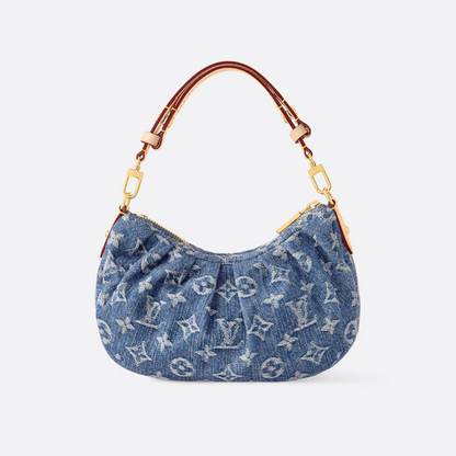 LOUIS VUITTON HAND BAG MADE OF MONOGRAM DENIM