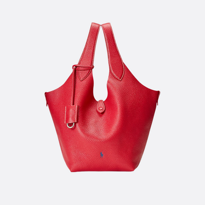 POLO PLAY SMALL LEATHER TOTE & CROSSBODY BAG