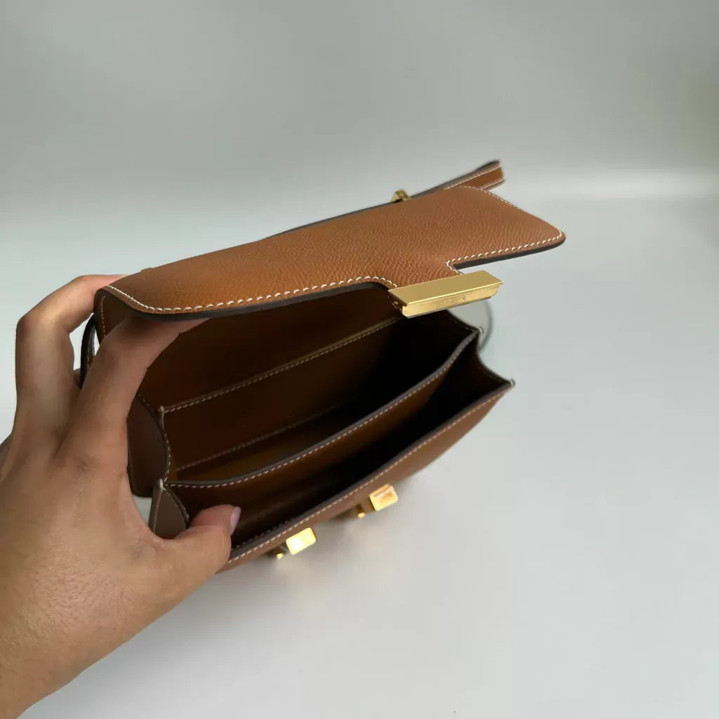 HERMÈS CONSTANCE 18 HAND BAG MADE OF EPSOM LEATHER