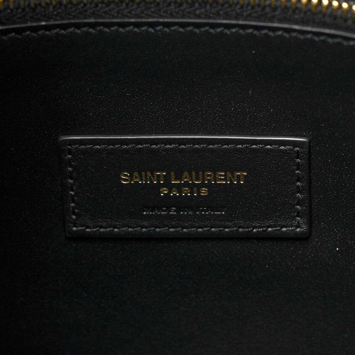 YVES SAINT LAURENT SMALL HAND BAG MADE OF GRAINED LEATHER