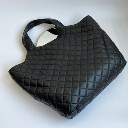SAINT LAURENT ICARE HAND BAG MADE OF QUILTED LAMB LEATHER